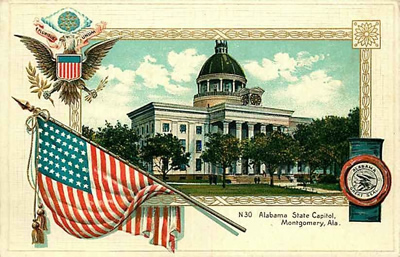 Capitol and state seal