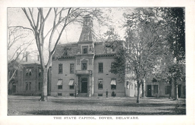 Black and white Old State House