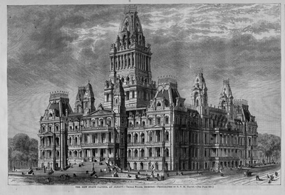 Architect's plan for New York capitol