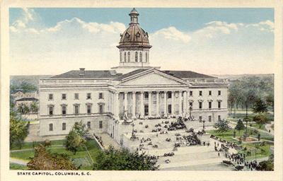 Slightly aerial view of the capitol