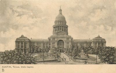 Texas State Capitol in Sepia