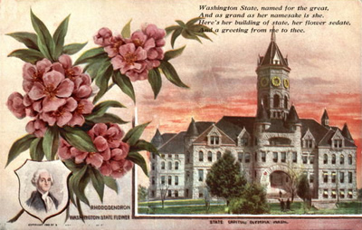 State flower and state capitol series card