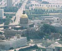 arial view of capitol