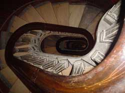 Stairs to dome balcony