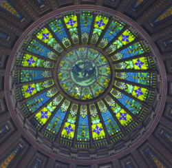 Stained glass oculus