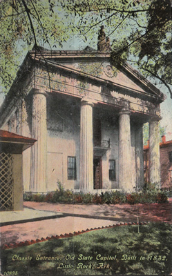 Entrance of the old Arkansas capitol