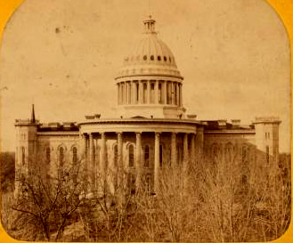 Enlargement of stereo card above