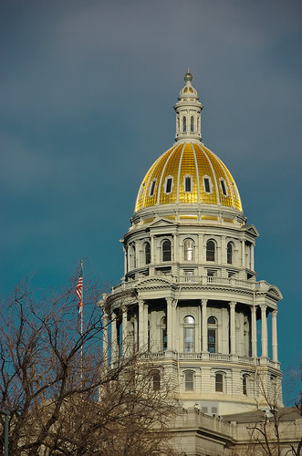 Colorado dome in HDR at sunset