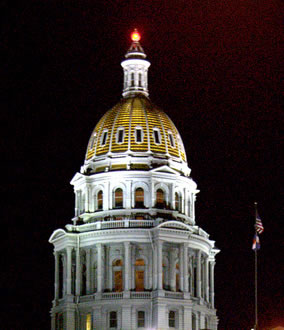 Denver, Colorado capitol dome