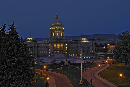 Capitol at night